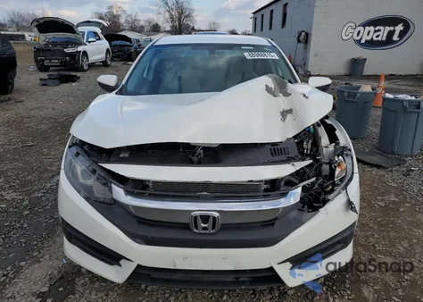 2017 Honda Civic Lx из США, поврежденный, VIN 19XFC2F53HE071812